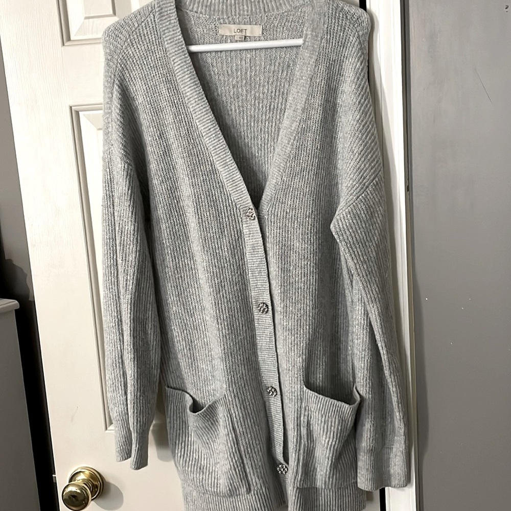 Women’s cardigan with embellished buttons